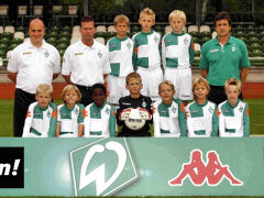 Internationales E-Jugend-Turnier beim Nordberliner SC, Mannschaftsfoto Werder Bremen