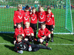 Internationales E-Jugend-Turnier beim Nordberliner SC, Mannschaftsfoto Hannover 96