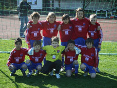 Internationales E-Jugend-Turnier beim Nordberliner SC, Mannschaftsfoto SpVgg Unterhaching