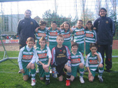 Internationales E-Jugend-Turnier beim Nordberliner SC, Mannschaftsfoto Rapid Wien