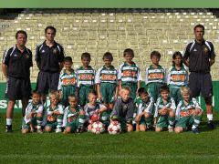 Internationales F-Jugend-Turnier beim Mariendorfer SV 06, Mannschaftsfoto Rapid Wien